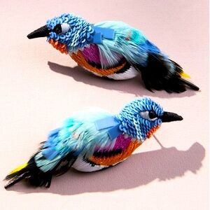 Anthropologie Mignonne Gavigan Hummingbird earrings.